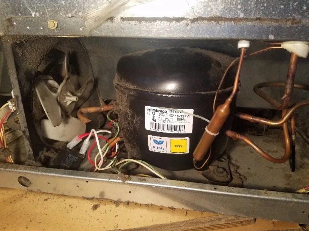 تست سالم بودن موتور یخچال